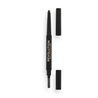 Revolution Augenbrauenstift - Duo Brow Pencil - Medium Brown