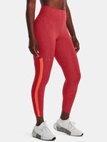 Under Armour UA Rush Legging Emboss Perf Legginsy Czerwony