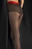 Vzorované silonky Fiore Firelight 20 Den - sexy Černá 4-L