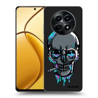 Silikónový čierny obal pre Realme 12X - EARTH - Lebka 3.0