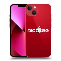 Silikónový prehľadný obal pre Apple iPhone 13 - Picasee - new logo - white