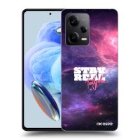 Silikónový čierny obal pre Xiaomi Redmi Note 12 Pro 5G - Stay Real
