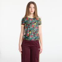 T-shirt adidas X Liberty London 3 Stripes T-Shirt Black/ Bold Green/ Collegiate Green- Eqt Yellow S