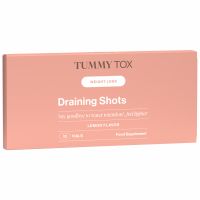 TummyTox Draining Shots - Schnelles natürliches Detox und Entwässerung. Zitronen-Geschmack. 10 Trinkampullen