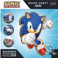 Trefl Wood craft Junior puzzle Smart Sonic 50 - puzzle z kategorie Maxi dílky