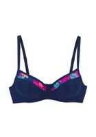 LASCANA Bikini gornji dio  mornarsko plava / tirkiz / kobalt plava / neonsko roza