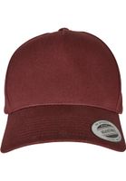5-Panel Curved Classic Snapback Burgundy