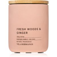 Vila Hermanos Concrete Fresh Wood & Ginger αρωματικό κερί 120 γρ