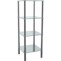 XXXL REGÁL, číra, oceľ, 39/107/39 cm