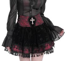 suknja ženska DEVIL FASHION - Gotska Ruža XS