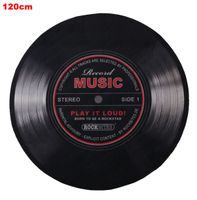 Teppich Record Music - schwarz - ROCKBITES