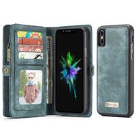 DENARNICA Zaščitni ovitek z denarnico 2v1 za Apple iPhone X / XS modre barve