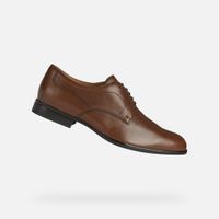 Brown Men's Casual Shoes Geox Iacopo - Men