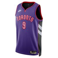 Nike Dri-FIT NBA RJ Barrett Torronto Raptors 24/25 Hardwood Classics Swingman Jersey - Pánske - Dres Nike - Fialové - FQ4692-506 - Veľkosť: S