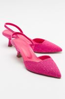 LuviShoes OVER Pink Women's Heeled Shoes