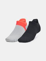 Under Armour UA AD Run Lite NS Tab Socken 2 Paar Schwarz