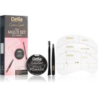 Delia Cosmetics Eyebrow Expert Zest set za oblikovanje obrvi odtenek 1.1 Graphite Black 1 kos