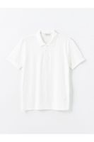 LC Waikiki LCW Polo Neck Short Sleeve Men's Textured T-Shirt