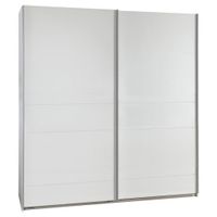 MID.YOU SKRIŇA S POS. DVER. – HOR.VED, biela, 135/198/64 cm