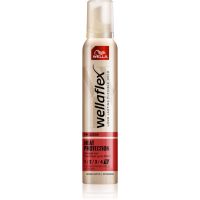 Wella Wellaflex Heat Protection Schaumfestiger für thermische Umformung von Haaren 200 ml