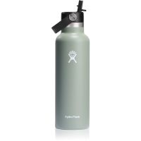 Hydro Flask Standard Mouth Straw Cap термопляшка колір Olive 621 мл