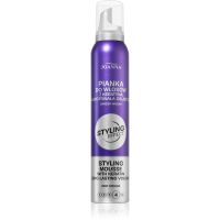 Joanna Styling Effect pena za lase s keratinom 150 ml