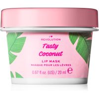 I Heart Revolution Tasty Coconut vlažilna maska za ustnice s kokosovim oljem 20 ml