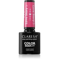 Claresa SoakOff UV/LED Color Love Story gélový lak na nechty odtieň 5 5 g