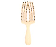 Detská kefa na vlasy Olivia Garden Fingerbrush Kids - pastelovo žltá + darček zadarmo