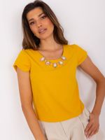 Blouse-LK-BZ-505783-2.01P-dark yellow