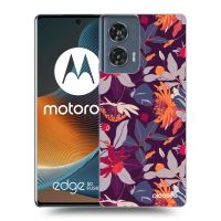 ULTIMATE CASE pro Motorola Edge 50 Fusion - Purple Leaf