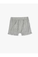 Koton Baby Kangaroo Pocket Shorts Elastic Waist