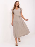Dress-MI-SK-A2489.21-beige