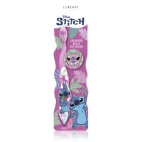Disney Stitch Toothbrush with Cap zubní kartáček pro děti 3 y+ 1 ks