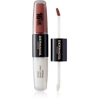 Dermacol 16H Lip Colour langlebiger, glänzender Lippenstift Farbton 31 Instant Match 2x4 ml