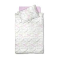 Fleuresse POSTEĽNÁ BIELIZEŇ, makosatén, biela, svetloružová, sivobéžová, šalviovozelená, 140/200 cm