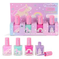 Martinelia Little Unicorn Nail Polish Set Σετ βερνίκι νυχιών για παιδιά Pink, Blue, Purple, Fuchsia