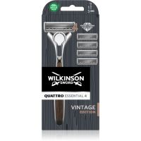 Wilkinson Sword Quattro Essentials 4 Vintage Бритва + запасні леза 1 кс