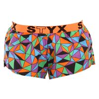 Női bő szárú boxeralsó Styx art sportos gumipánt háromszögek (T1056) XL