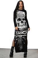 sukienka damska KILLSTAR - Spine Chilling  - Black XS