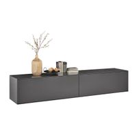 Dieter Knoll NÍZKA KOMODA, antracitová, 242/46/50 cm