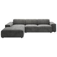 Livetastic ROHOVÁ SEDAČKA, textil, tmavosivá
