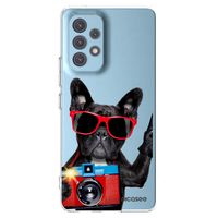 Silikónový prehľadný obal pre Samsung Galaxy A53 5G A536 - Francúzsky Buldoček