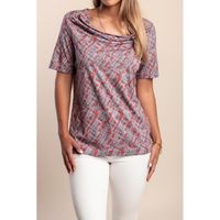 Bedrucktes T-Shirt, Grau
