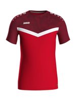 JAKO Tehnička sportska majica  crvena / tamno crvena / bijela