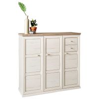 Hom`in SKRINKA NA TOPÁNKY, sivá, biela, 133,4/123/42,5 cm