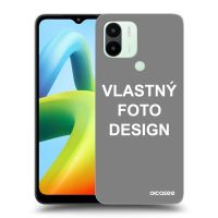 Silikónový čierny obal pre Xiaomi Redmi A1 - Vlastný fotka/motiv