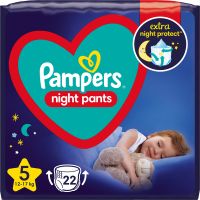 Pampers Night Pants Size 5 одноразові підгузки-трусики нічна 12-17 kg 22 кс