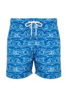 Trendyol Blue Standard Size Wave Pattern