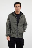 Trendyol Khaki Regular Fit Hooded Seasonal Jacket Raincoat Windbreaker Coat